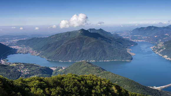 Lake Lugano, Lombardia, Italy