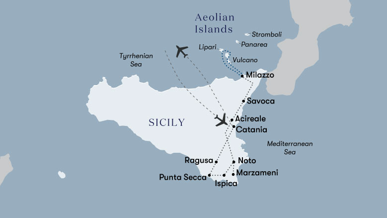 Secret Sicily Map 2023