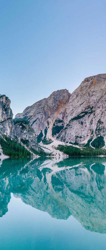 Lago Di Braies, Dolomites, Italy