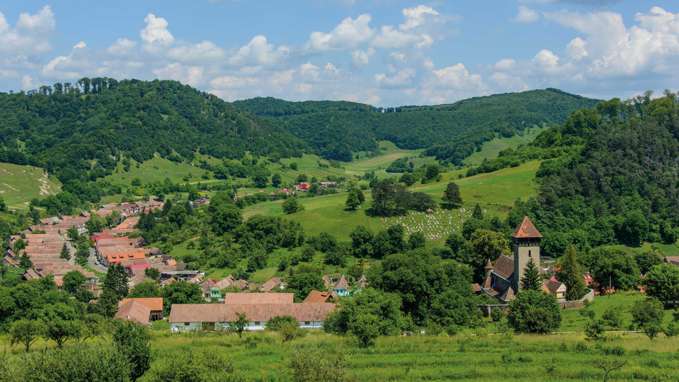 Malancrav Village, Transylvania, Romania