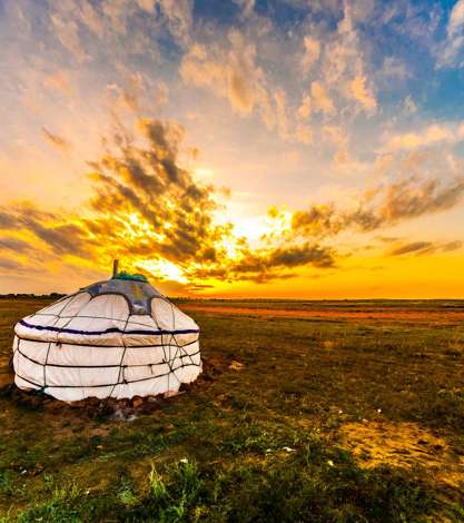 Yurt Steppe, Mongolia