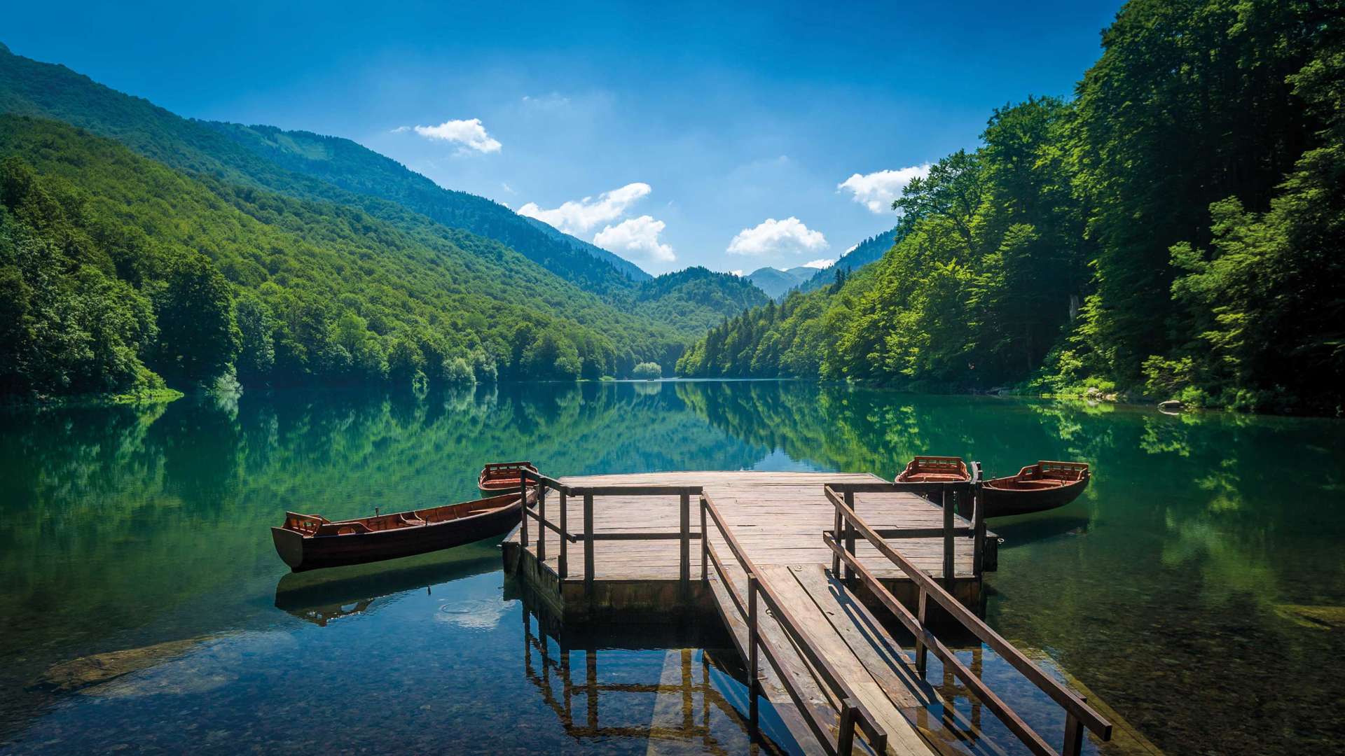 Panoramic View Of Biogradsko, Lake Biogradska Lake, Montenegro