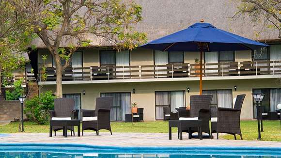 A Zambezi River Lodge Victoria Falls Zimbabwe Pool Chairs