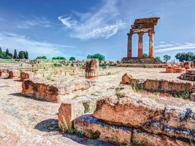 Temple Of Castor And Pollux, Magna Graecia, Agrigento, Sicily, Italy