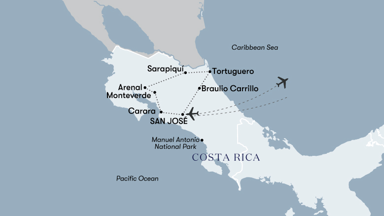 Central America's Garden Of Eden Map 2023