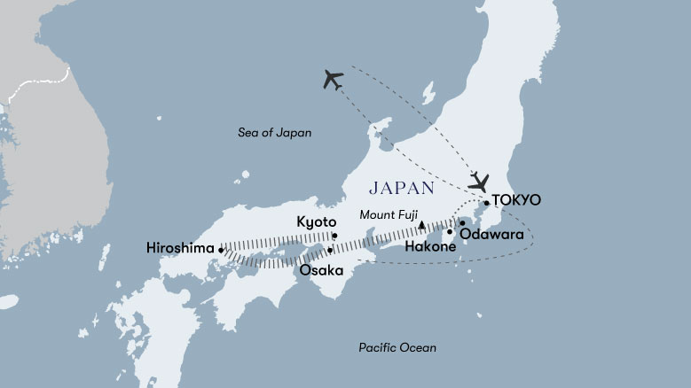 Discover Japan Map 2022