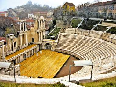 The Ancient Roman Theatre Of Philippopolis, Plovdiv, Bulgaria