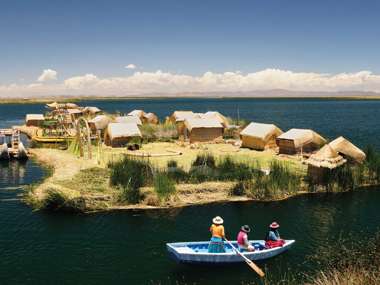 Lake Titicaca Uros Floating Islands, Peru