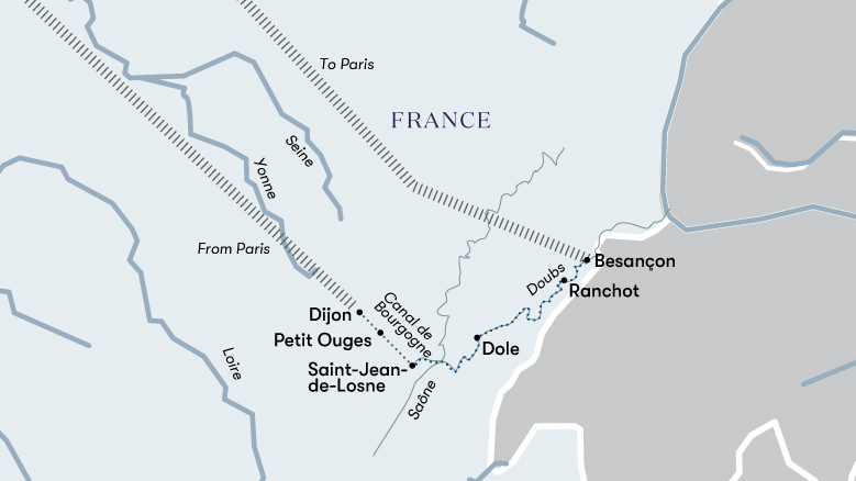 Peniche Bourgogne Map 2023