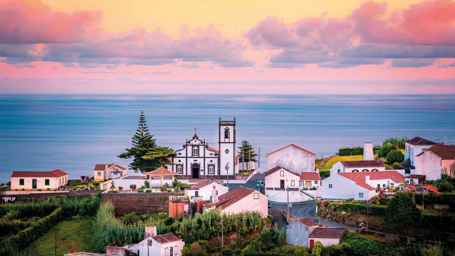 Village In Nordeste, Sao Miguel Island, Azores, Portugal
