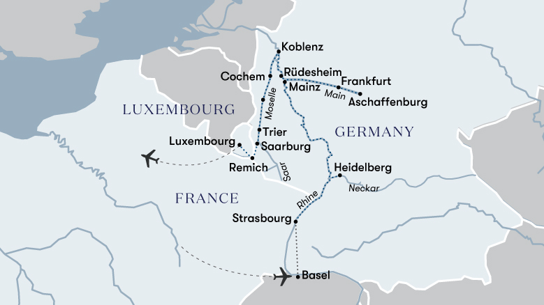 Tributaries Of The Rhine Map 2023