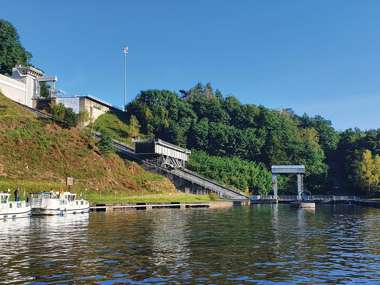 Saint Louis Arzviller Inclined Plane, Marne Rhine Canal, France