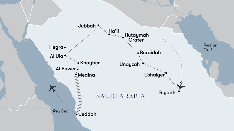 Kingdoms Of Arabia Map