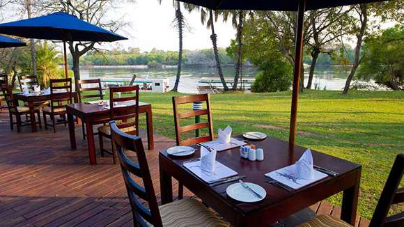 A Zambezi River Lodge Victoria Falls Zimbabwe Outdoor Restaurant