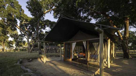 Wilderness Davisons Camp, Hwange National Park, Zimbabwe, Tented Bedroom