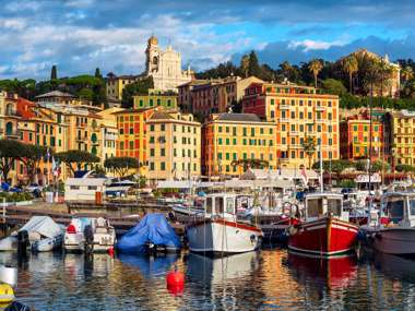 Santa Margherita Ligure Port And Old Town Rapallo Genoa
