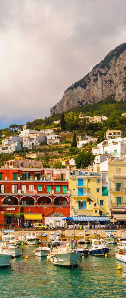 Capri Harbor, Italy