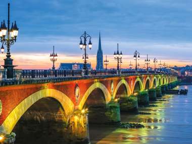 Pont De Pierre Stone Bridge, Bordeaux, France