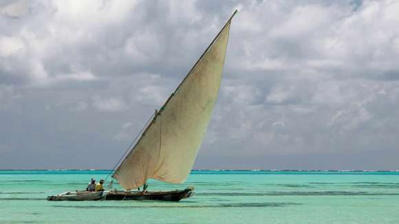 Zanzibar Island, Indian Ocean And Dhow, Tanzania