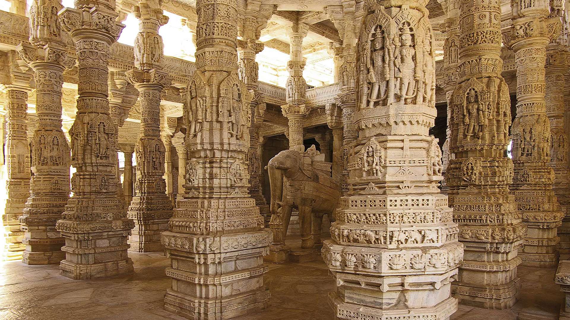 Jain Temple in Ranakpur, Northern India