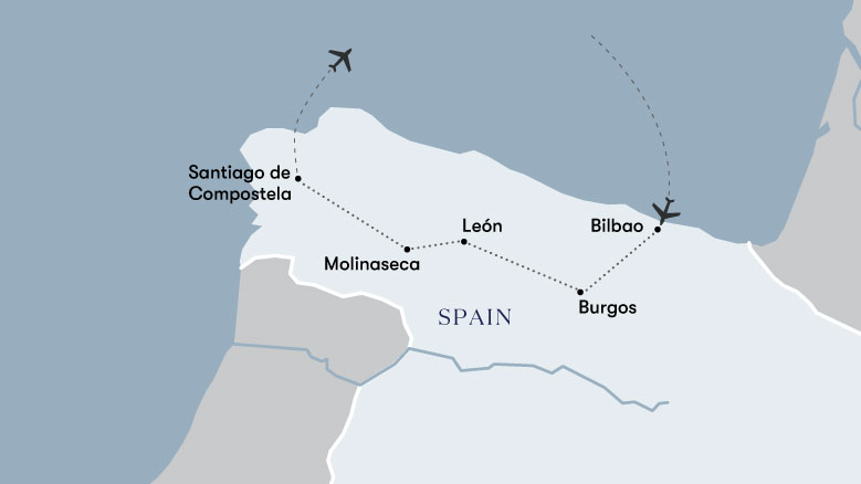 Spanish Ways Map