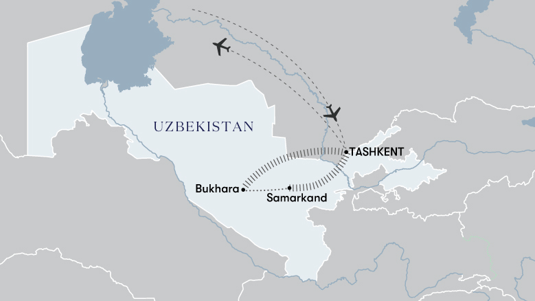 Highlights Of Uzbekistan Map 2024
