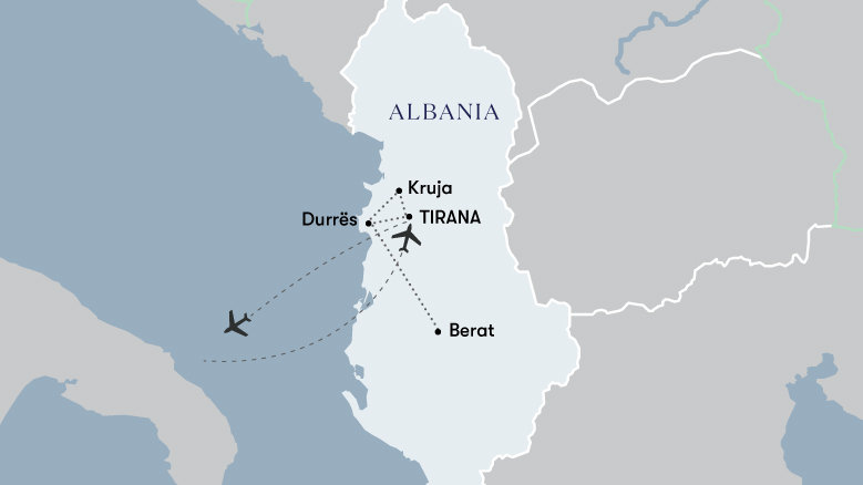 Highlights of Albania Map 2023