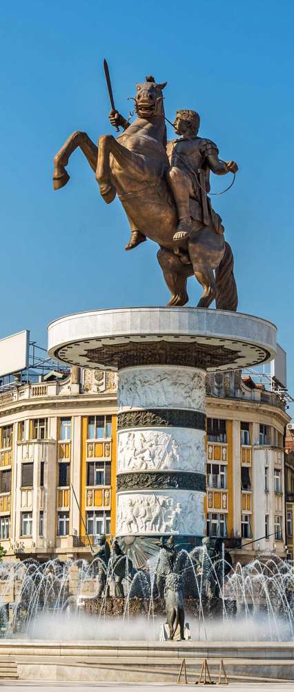 Alexander The Great Monument, Skopje, North Macedonia
