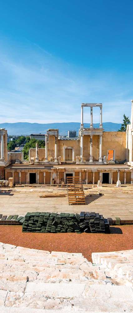 Roman Theatre Of Philippopolis In Plovdiv, Bulgaria