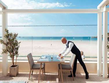 L Horizon Beach Hotel And Spa, Jersey, Channel Islands, Restaurant