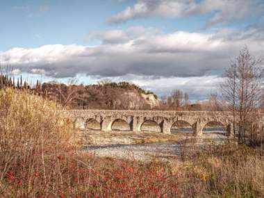 Roman Bridge, Historic Monument Landscape, Viviers, France
