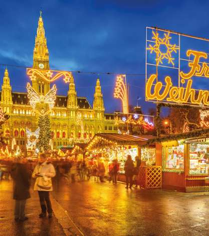 Christmas Market, Vienna, Austria
