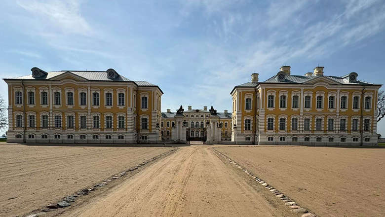 Front, Runedale Palace, Pilsrundale, Latvia