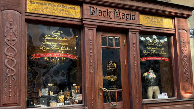 Front Black Magic Bar, Riga, Latvia