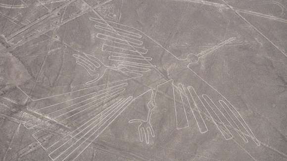 Nazca Lines The Condor Landmark, Peru 