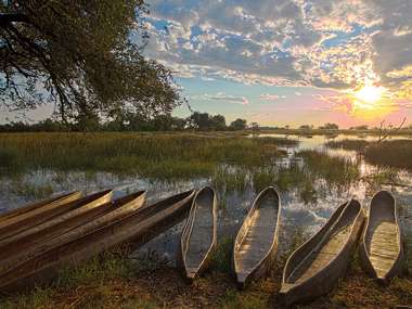 Mokoro Canoe, Okavango Delta, Botswana