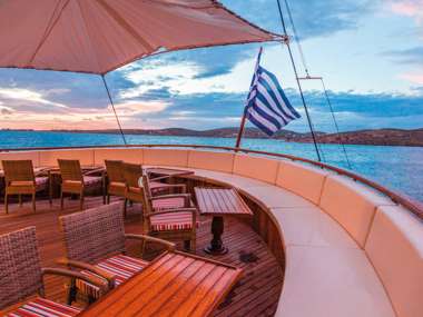 Outdoor Lounge Area, MS Galileo Cruise Vessel