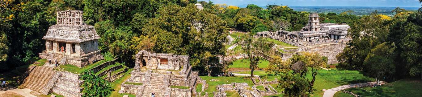 Mayan Ruins In Palenque, Chiapas, Mexico 