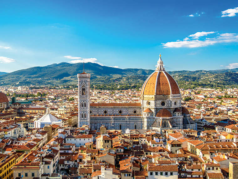 View of Florence with the Duomo, Florence, Italy
