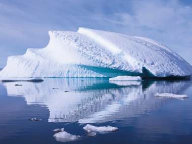 Huge Iceberg In Greenland