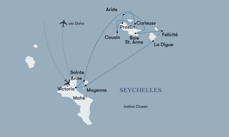 Secrets Of The Seychelles Map 2023