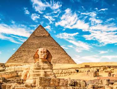 Pyramid and Sphynx, Giza, Egypt