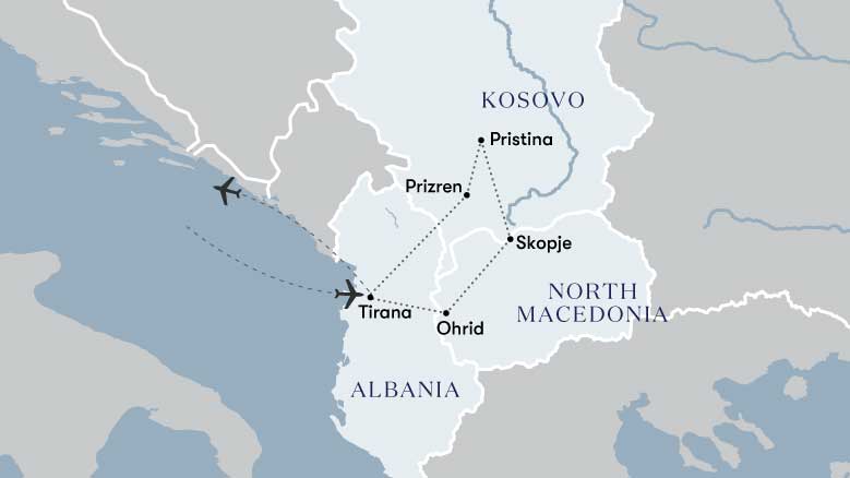 Balkan Explorer Map 2024