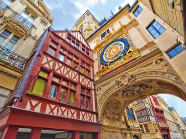Great Clock Street, Rouen, Normandy, France