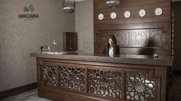 Macara Sheki Hotel, Sheki, Azerbaijan, Lobby