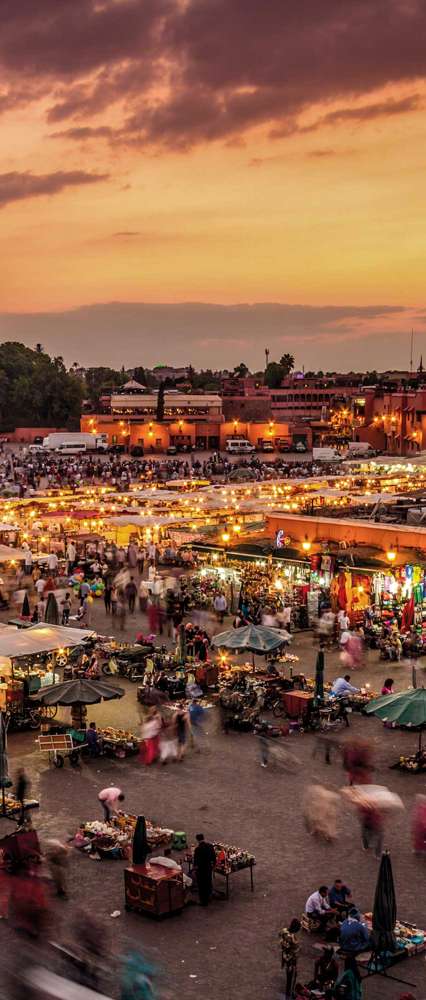 Jamaa El Fna Market Square, Marrakech, Morocco