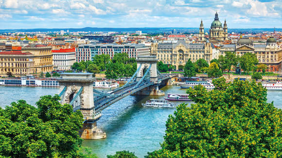 Bridge On Danube River, Budapest