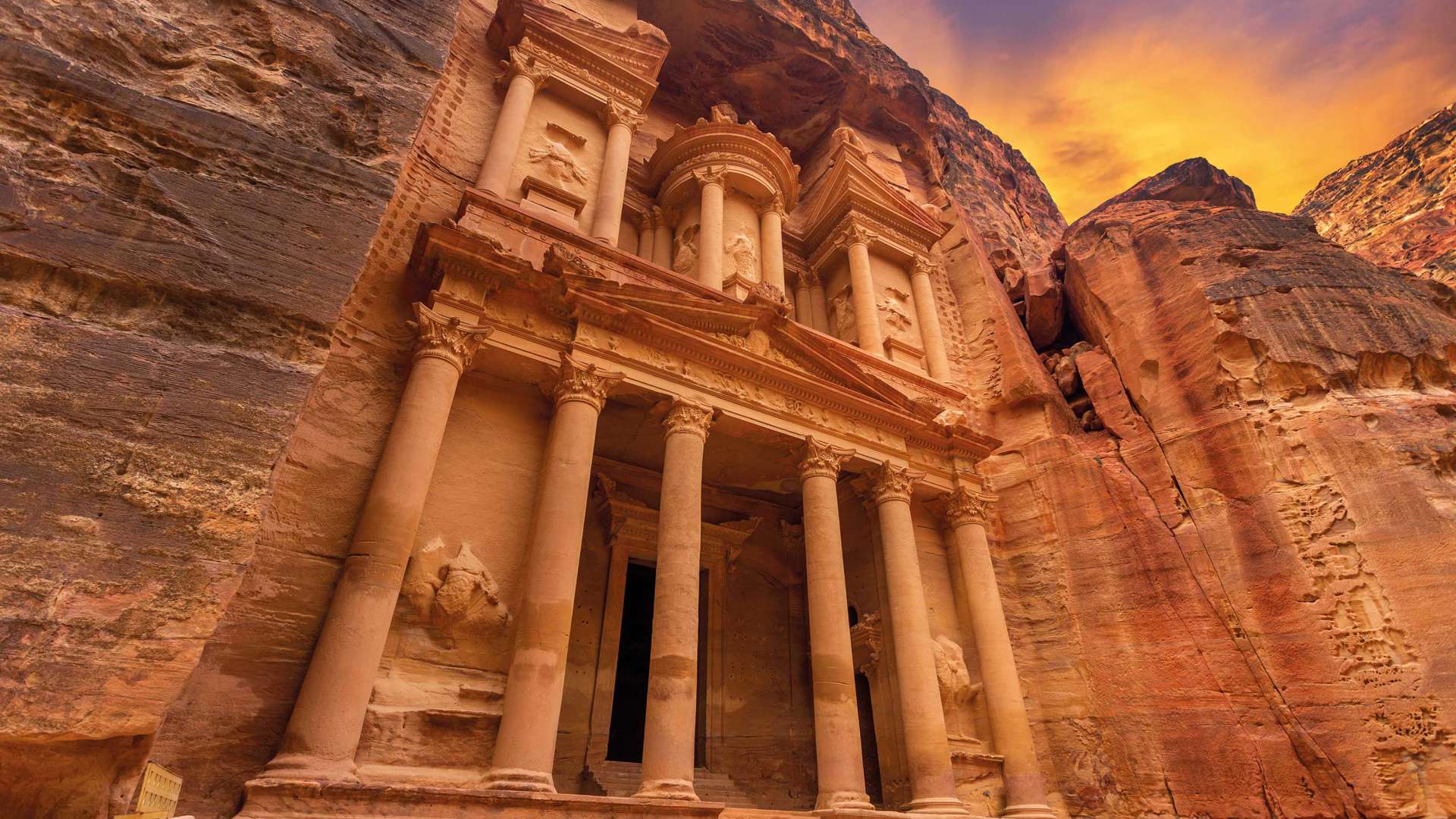 Ancient Temple In Petra, Jordan