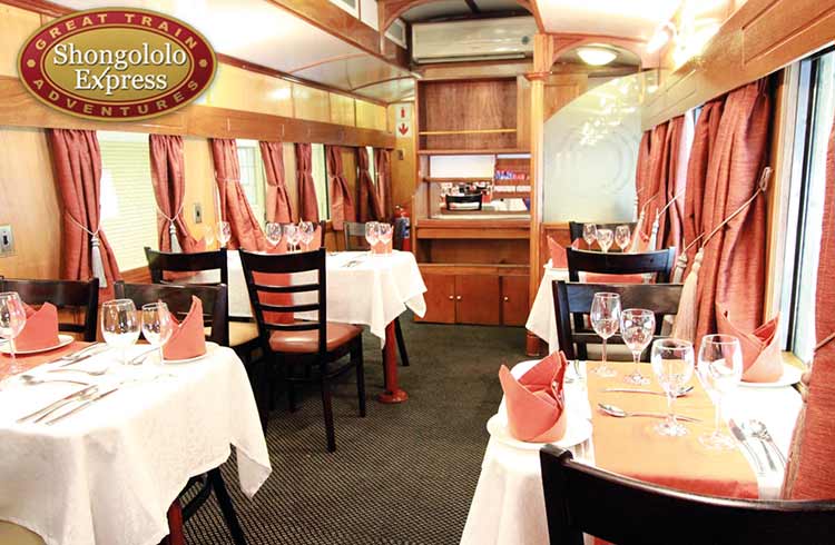 Shongololo Express Train, Dining Car
