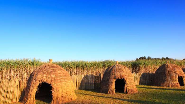 Traditional African Grass Hut, Eswatini